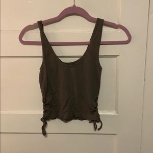 Tank top cropped fitted